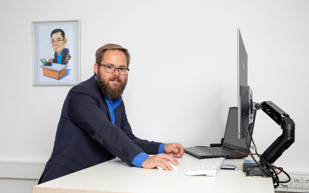 Sebastian Westerfeld bei der Steueroptimierung